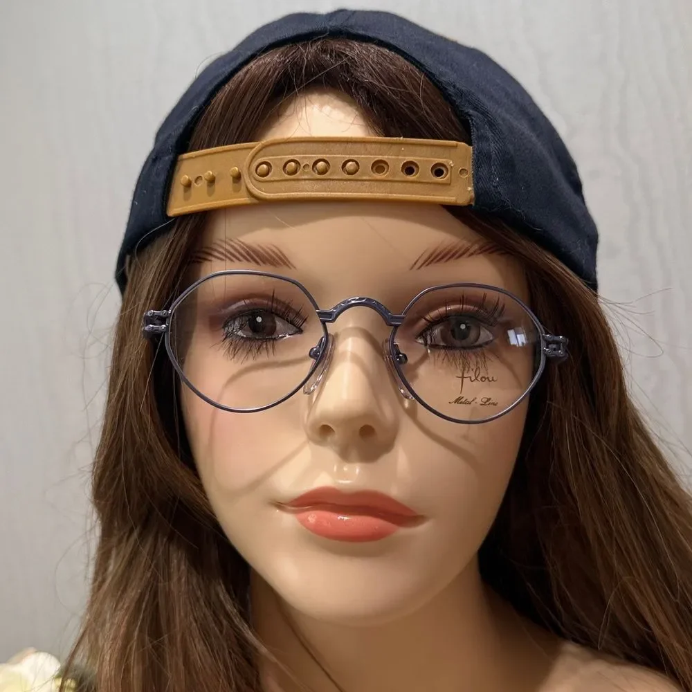 Filou Metal Line Eyeglasses Style Number 7002 Lavender Retro Steampunk New